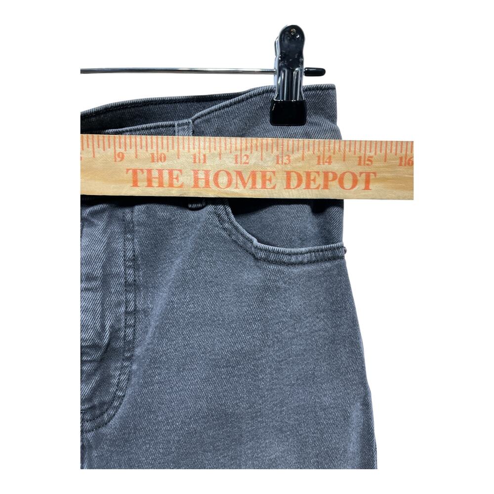 Express Men’s Modern Straight Jeans Gray Black Wash Size 8L Slim Fit - Picture 7 of 10